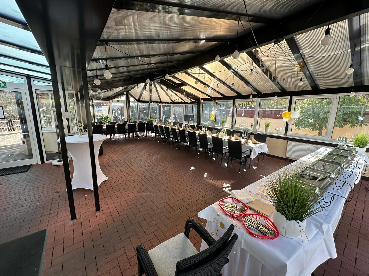 Waffelhaus - Gastronomie - Feiern im Waffelhaus Reitzenhagen